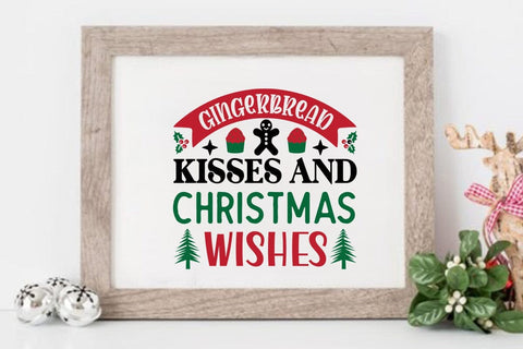 Gingerbread Kisses And Christmas Wishes SVG Angelina750 