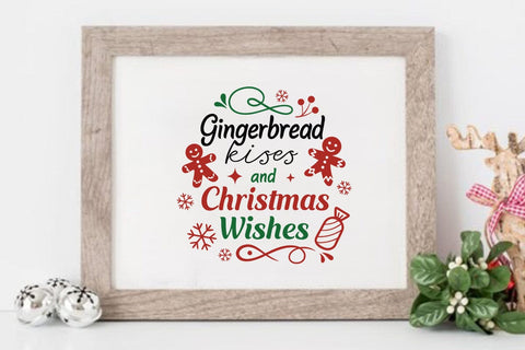 Gingerbread kisses and christmas wishes SVG Angelina750 