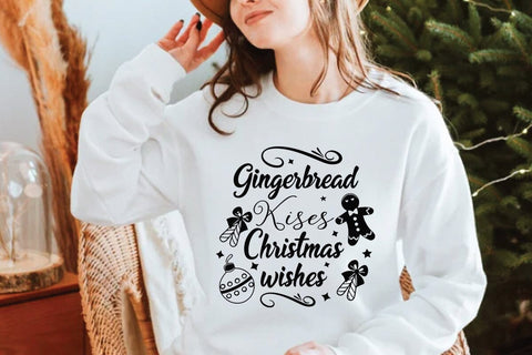 Gingerbread kisses and christmas wishes SVG Angelina750 