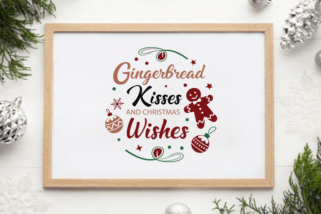 Gingerbread kisses and christmas wishes SVG Angelina750 