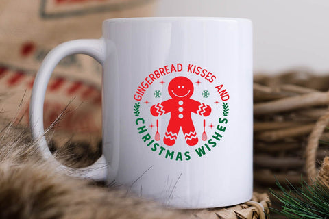 Gingerbread kisses and christmas wishes SVG Angelina750 