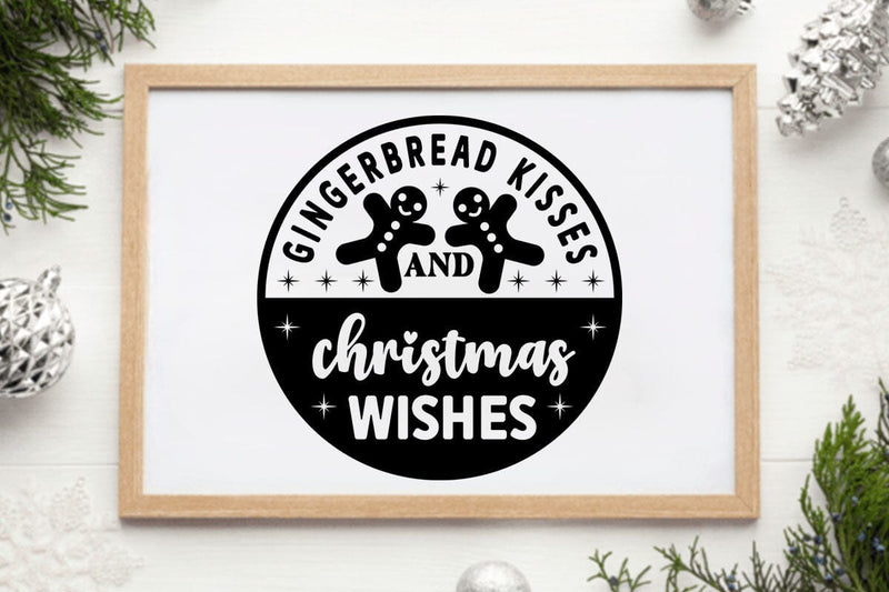 Gingerbread kisses and christmas wishes SVG Angelina750 