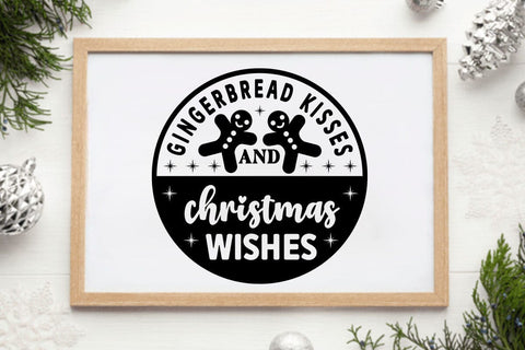 Gingerbread kisses and christmas wishes SVG Angelina750 