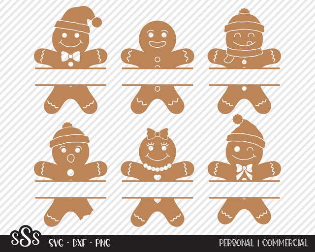 Gingerbread Man Bundle | Christmas SVG SVG Texas Southern Cuts 