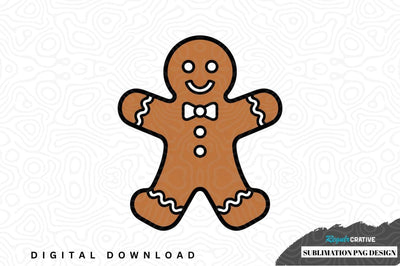 Gingerbread man sublimation png design Sublimation Regulrcrative 