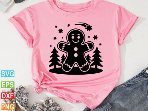 Gingerbread Man SVG, Gingerbread Svg SVG Creativeart88 