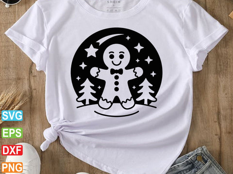 Gingerbread Man SVG, Gingerbread Svg SVG Creativeart88 