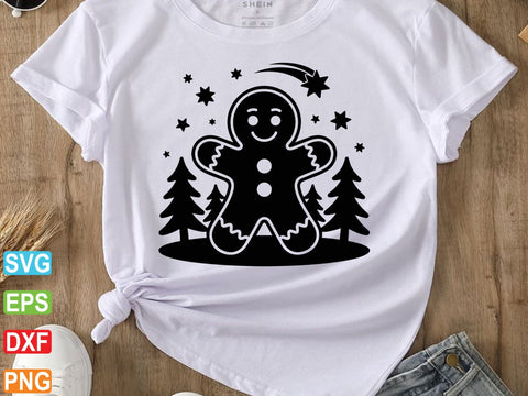 Gingerbread Man SVG, Gingerbread Svg SVG Creativeart88 