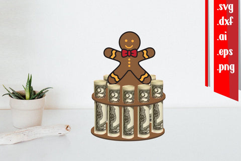 Gingerbread Money Cake | Christmas Money Cake 3D Paper zafrans studio 