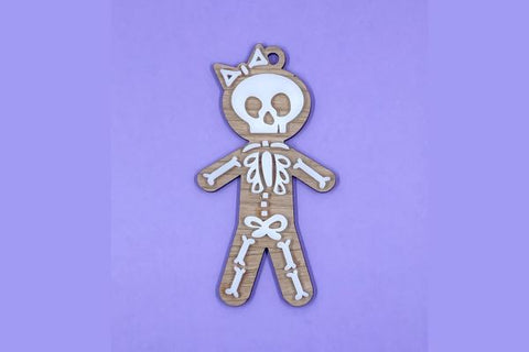 Gingerbread Ornament Earring Bundle Laser SVG SVG Crafting With Brenna 