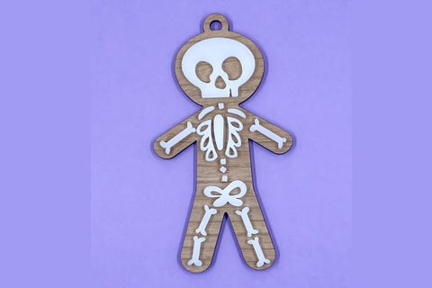 Gingerbread Ornament Earring Bundle Laser SVG SVG Crafting With Brenna 