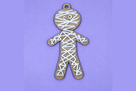 Gingerbread Ornament Earring Bundle Laser SVG SVG Crafting With Brenna 