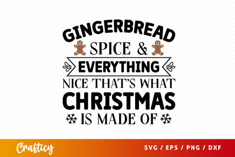 Gingerbread spice & everything SVG Design SVG Designangry 