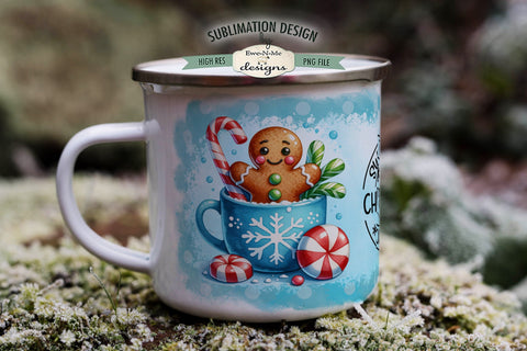 Gingerbread Sweet As Christmas Cookie 11 & 15 oz Mug Sublimation PNG Sublimation Ewe-N-Me Designs 