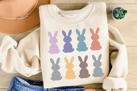 Gingham Easter Bunny PNG, Easter Bunny Clipart, Spring PNG Gingham Bunny PNG, Farmhouse Easter Decor, Easter Bunny Coquette PNG, Happy Easter PNG, Kids Easter Sublimation Sublimation Regulrcrative 