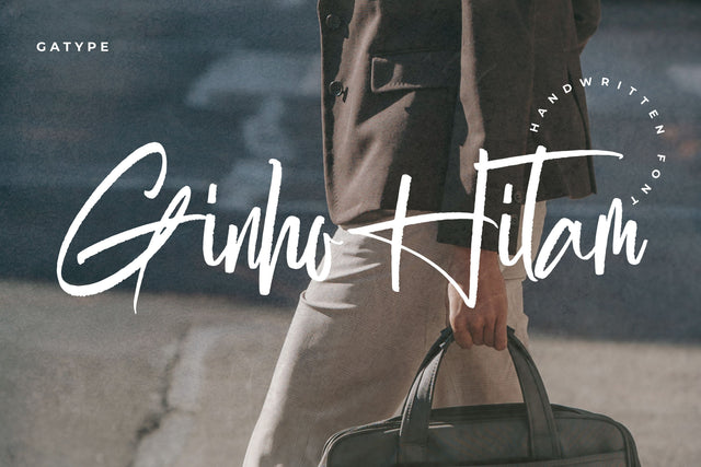 Ginho Hitam Font gatype 
