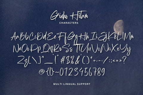 Ginho Hitam Font gatype 