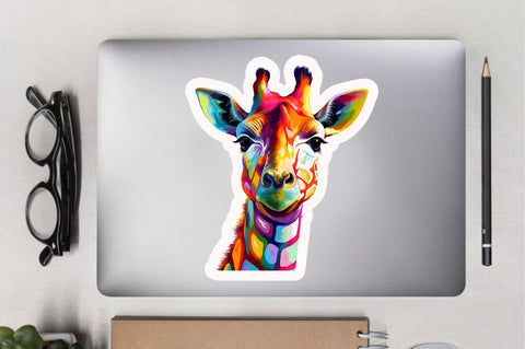 Giraffe of Pride Sticker Design Sublimation Regulrcrative 