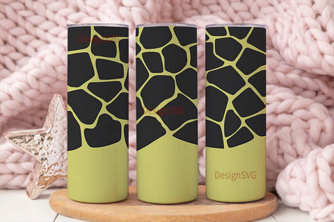 Giraffe Print 20oz Tumbler Wrap Sublimation DesignSVG 