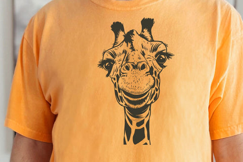 Giraffe SVG, Africa, Safari Animal, Wild life, funny Giraffes, Head, Face, Neck, Peeking SVG DesignDestine 