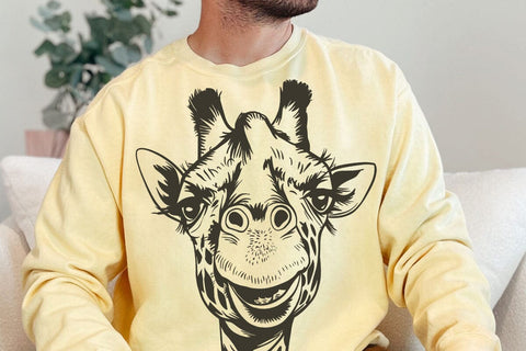 Giraffe SVG, Africa, Safari Animal, Wild life, funny Giraffes, Head, Face, Neck, Peeking SVG DesignDestine 