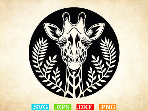 Giraffe SVG Bundle, Giraffe Vector, Animal SVG, Safari Animals Svg SVG Creativeart88 