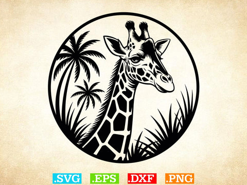 Giraffe SVG Bundle, Giraffe Vector, Animal SVG, Safari Animals Svg SVG Creativeart88 