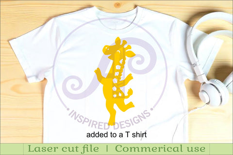Giraffe SVG Laser Cut Files Cute Animal Silhouette 1 SVG APInspireddesigns 