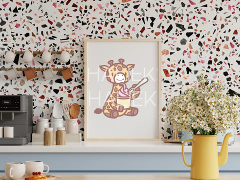 Giraffes SVG Design Set SVG HalieKStudio 