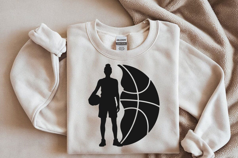 Girl Basketball Player SVG: Cricut & Silhouette Vector Files SVG DesignDestine 