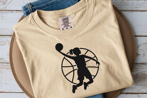 Girl Basketball Player SVG: Cricut & Silhouette Vector Files SVG DesignDestine 