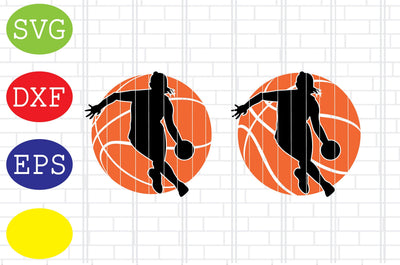 Girl Basketball Players Svg, Basketball Clipart, Basketball Cut Files, Sport Svg, Jpg, Eps, Dxf Files SVG DigitalSvgFiles 