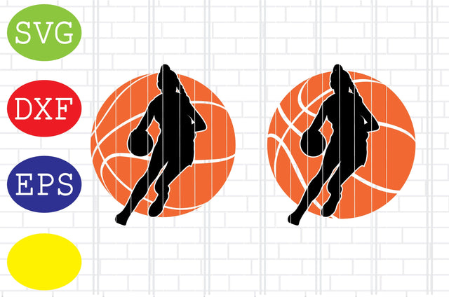 Girl Basketball Players Svg, Basketball Clipart, Basketball Cut Files, Sport Svg, Jpg, Eps, Dxf Files SVG DigitalSvgFiles 