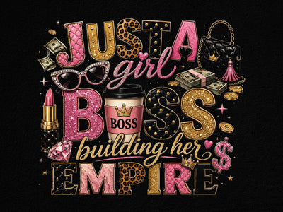 Girl Boss Building Empire Clipart PNG SVG artprintfile 