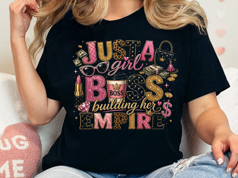Girl Boss Building Empire Clipart PNG SVG artprintfile 
