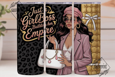 Girl Boss Empire 20oz Tumbler Wrap Sublimation sassyprint 