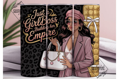 Girl Boss Empire 20oz Tumbler Wrap Sublimation sassyprint 