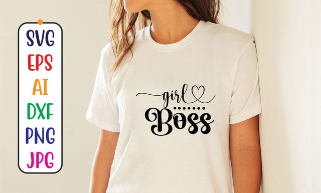 Girl Boss SVG Cut File SVG Syaman 
