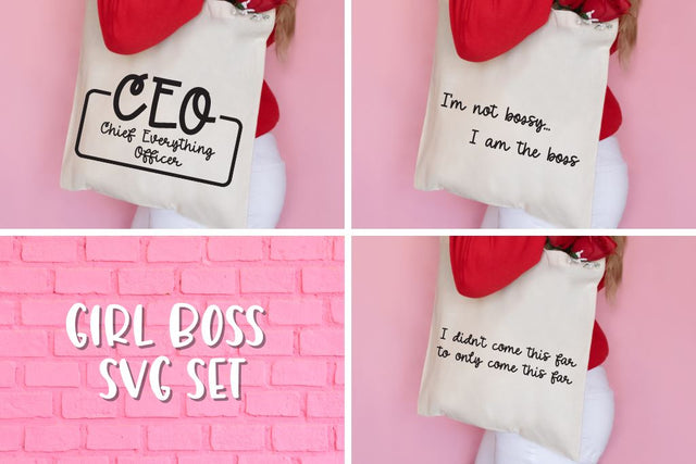 GIrl Boss SVG Set SVG So Fontsy Design Shop 