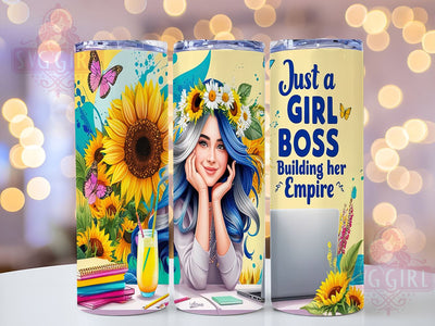 Girl Boss Tumbler, Building Her Empire, 20oz Tumbler Wrap, Sublimation PNG, Boss Lady Design, Empowerment Tumbler, Digital Download Sublimation SvggirlplusArt 