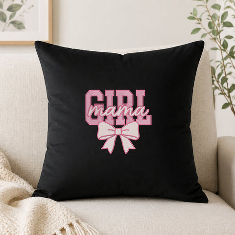 Girl Mama Embroidery Design – Pink Bow Mom Machine Embroidery File, Girl Mom Shirt Design, Mama Embroidery Embroidery/Applique DESIGNS PatternFeed8 