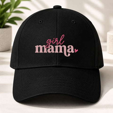 Girl Mama Machine Embroidery Design – Cute Mom Heart Embroidery File Embroidery/Applique DESIGNS PatternFeed8 