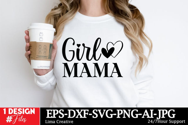 Girl Mama SVG Cut File, Baseball SVG Design SVG Insomnia Std 