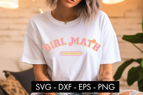 Girl Math University SVG Cut File SVG Freeling Design House 