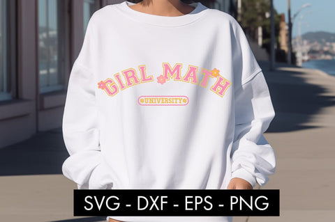 Girl Math University SVG Cut File SVG Freeling Design House 