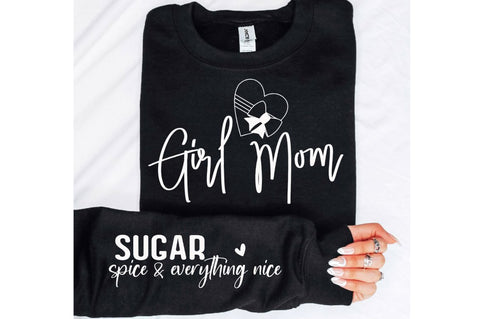 Girl Mom Sleeve SVG Design SVG Regulrcrative 