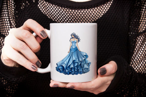 Girl Pearl Prom Dress Sublimation Bundle Sublimation Designangry 