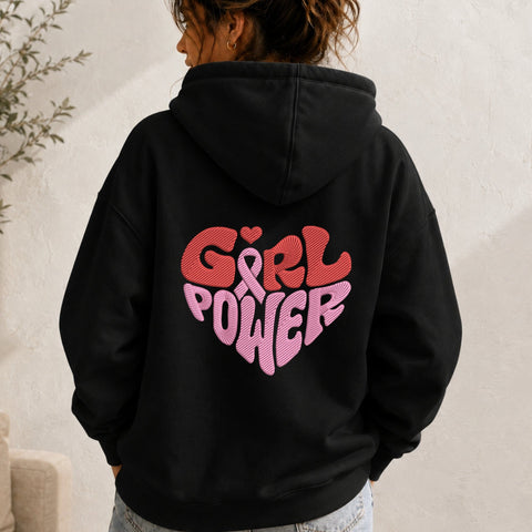 Girl Power Breast Cancer Awareness Embroidery Design – Pink Ribbon Machine Embroidery File, Women Empowerment Design Embroidery/Applique DESIGNS PatternFeed8 
