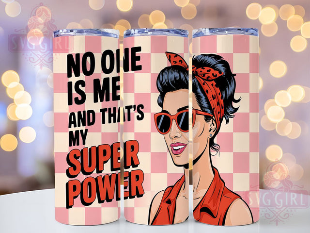 Girl Power Confidence Empowerment Tumbler, Unique Woman Design, Self Confidence Gift, Female Empowerment, Inspirational Quote Gift, Personal Growth Design, Motivational Tumbler Sublimation SvggirlplusArt 