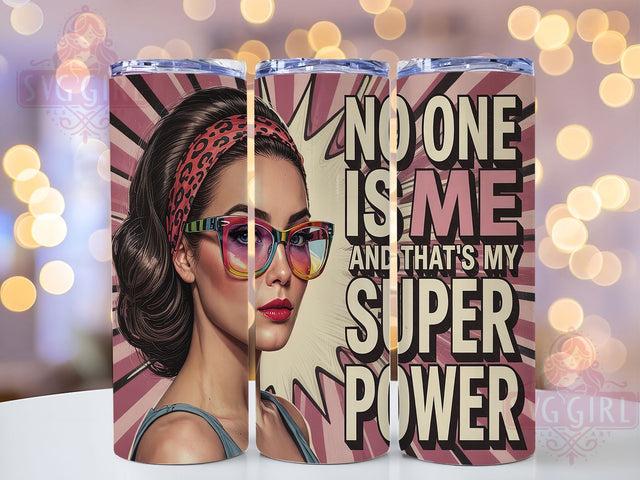 Girl Power Confidence Empowerment Tumbler, Unique Woman Design, Self Confidence Gift, Female Empowerment, Inspirational Quote Gift, Personal Growth Design, Motivational Tumbler Sublimation SvggirlplusArt 